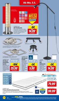 Matratze im Lidl Prospekt "LIDL LOHNT SICH" mit 68 Seiten (Paderborn)