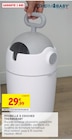 Poubelle à couches - Thermobaby - Intermarché Hyper à Dijon Poubelle à couches - Thermobaby en promo chez Intermarché Hyper Dijon à 29,99 €