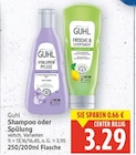 Hyaluron+ Pflege Shampoo oder Spülung von Guhl für 3,29 € bei E center im Angebot Hyaluron+ Pflege Shampoo oder Spülung von Guhl im aktuellen E center Prospekt