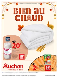 Catalogue Auchan Hypermarché avec 52 pages de promos Prospectus Auchan Hypermarché, "BIEN AU CHAUD", pages, 20/10/2026 - 25/10/2026