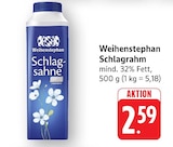 Schlagrahm im Angebot bei E center in Tübingen Schlagrahm Angebote von Weihenstephan bei E center Tübingen für 2,59 €