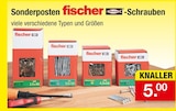 Schrauben Angebote von fischer bei Zimmermann Nordhorn für 5,00 €