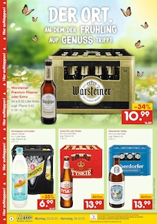 Bier im Netto Marken-Discount Prospekt "DER ORT, AN DEM DU IMMER AUSGEZEICHNETE PREISE FINDEST." mit 6 Seiten (Langenhagen)