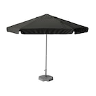 Sonnenschirm mit Ständer grau dunkelgrau/Huvön dunkelgrau Angebote von KUGGÖ / VÅRHOLMEN bei IKEA Neumünster für 150,99 €