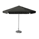 Sonnenschirm mit Ständer grau dunkelgrau/Huvön dunkelgrau Angebote von KUGGÖ / VÅRHOLMEN bei IKEA Bamberg für 150,99 €