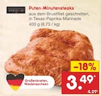 Aktuelle Grillfleisch Angebote bei Netto Marken-Discount in Oldenburg Aktuelles Puten-Minutensteaks Angebot bei Netto Marken-Discount in Oldenburg ab 3,49 €