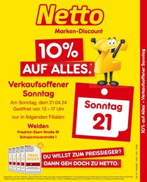 Netto Marken-Discount Prospekt für Altenstadt (Waldnaab) mit 2 Seiten