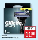 Rasierklingen Mach3 im Angebot bei Marktkauf in Bietigheim-Bissingen Rasierklingen Mach3 Angebote von Gillette bei Marktkauf Bietigheim-Bissingen für 11,99 €