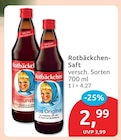 Immunsaft von Rotbäckchen für 2,99 € bei budni im Angebot Immunsaft von Rotbäckchen im aktuellen budni Prospekt