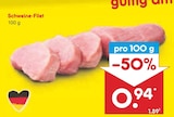 Netto Marken-Discount Großschönau - Schweine-Filet Angebot im Prospekt Schweine-Filet bei Netto Marken-Discount im Großschönau Prospekt für 0,94 €