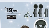 Kit réseaux sociaux avec microphones cravates sans fil | 5 ans - BONTEMPI - JouéClub à Bondy Kit réseaux sociaux avec microphones cravates sans fil | 5 ans - BONTEMPI en promo chez JouéClub Bondy à 19,99 €