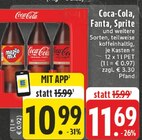EDEKA - Coca-Cola Angebot im Prospekt Coca-Cola bei EDEKA im Prospekt "" für 10,99 €
