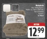 Wohndecke im Angebot bei EDEKA in Freiberg Wohndecke Angebote bei EDEKA Freiberg für 12,99 €