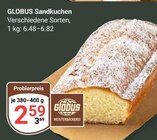 GLOBUS - Sandkuchen Angebot im Prospekt Sandkuchen bei GLOBUS im Prospekt "" für 2,59 €