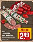 Salami oder Paprika-Kolbasz im Angebot bei REWE in Bergisch Gladbach Salami oder Paprika-Kolbasz Angebote von Pick bei REWE Bergisch Gladbach für 2,49 €