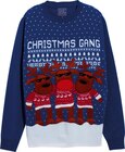 Pull de noël homme - SEASON'S GREATINGS à 17,99 € dans le catalogue Carrefour