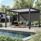 Pergola bioclimatique autoportante NATERIAL Astra alu gris anthracite, 11.79 m² - NATERIAL - LEROY MERLIN à Saint-Chamond Pergola bioclimatique autoportante NATERIAL Astra alu gris anthracite, 11.79 m² - NATERIAL en promo chez LEROY MERLIN Saint-Chamond à 1 690,00 €