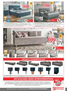 Boxspringbett im Möbelzentrum Pforzheim Prospekt "BELDOMO - WOCHEN" mit 24 Seiten (Stuttgart)