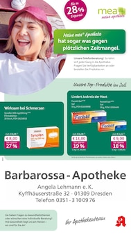 Aktueller mea - meine apotheke Prospekt "Unsere Juli-Angebote" für Dresden Aktueller mea - meine apotheke Prospekt für Dresden mit Seiten