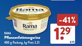 Pflanzenfettmargarine im Angebot bei ALDI SÜD in Kaufbeuren Pflanzenfettmargarine Angebote von Rama bei ALDI SÜD Kaufbeuren für 1,29 €