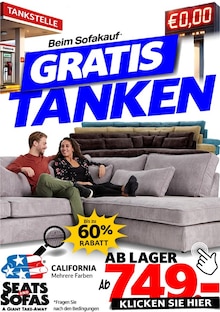 Relaxsessel im Seats and Sofas Prospekt "GRATIS TANKEN" mit 1 Seiten (München)