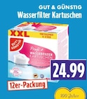Wasserfilter Kartuschen Angebote von Gut & Günstig bei EDEKA Gießen für 24,99 €