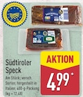 Südtiroler Speck Angebote bei ALDI Nord Erfurt für 4,99 €
