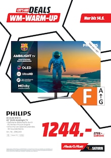 Fernseher im MediaMarkt Saturn Prospekt "LET'S GO! DEALS WM-WARM-UP" mit 32 Seiten (Kleve)