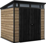 Aktuelles Kunststoff-Gartenhaus „Signature Ashwood Pent 7x7“ Angebot bei Hornbach in Mannheim ab 1.279,00 €