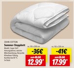 Sommer-Steppbett im Angebot bei Lidl in Warendorf Sommer-Steppbett Angebote von JOHN COTTON bei Lidl Warendorf für 12,99 €