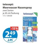 Meerwasser Nasenspray von tetesept im aktuellen V-Markt Prospekt für 2,49 €