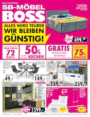 Aktueller SB Möbel Boss Prospekt mit Stuhl, "ALLES WIRD TEURER, WIR BLEIBEN GÜNSTIG!", Seite 1