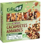 Barres Fruits Secs - Evernat - NaturéO à Courbevoie Barres Fruits Secs - Evernat en promo chez NaturéO Courbevoie à 3,49 €