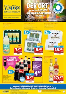 Aktueller Netto Marken-Discount Prospekt (Bernau (Berlin)) Netto Marken-Discount Prospekt mit 2 Seiten (Bernau (Berlin))