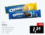 Kekse Angebote von Oreo bei Konsum Dresden für 1,29 €