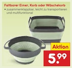 Faltbarer Eimer, Korb oder Wäschekorb im Netto Marken-Discount Prospekt Faltbarer Eimer, Korb oder Wäschekorb von im aktuellen Netto Marken-Discount Prospekt für 5,99 €