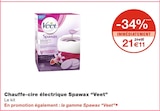 Chauffe-cire électrique Spawax - Veet dans le catalogue Monoprix