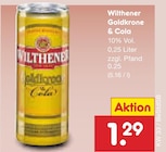 Aktuelles Goldkrone & Cola Angebot bei Netto Marken-Discount in Schwedt (Oder) ab 1,29 €