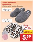 Damen oder Herren Hausschuhe Angebote bei Netto Marken-Discount München für 5,99 €