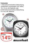 Funkwecker im Angebot bei GLOBUS in Rüsselsheim Funkwecker Angebote von monofact bei GLOBUS Rüsselsheim für 14,99 €
