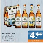 Bier Angebote von Krombacher bei Getränke Lehmann - Getränke A-Z Eberswalde für 4,44 €