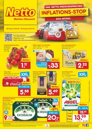 Netto Marken-Discount Prospekt für Mannheim mit 45 Seiten Netto Marken-Discount Prospekt für Mannheim: "Aktuelle Angebote", 45 Seiten, 27.06.2022 - 02.07.2022