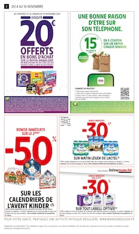 Prospectus Intermarché Contact de la semaine "EN GROS C'EST MOINS CHER" avec 2 pages, valide du 04/11/2025 au 16/11/2025 pour Plénée-Jugon et alentours