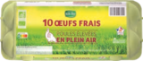 10 œufs bio de poules élevées en plein air - Simplement bon et bio dans le catalogue Aldi