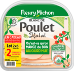 BLANC DE POULET HALAL FLEURY MICHON - FLEURY MICHON en promo à 4,99 € chez Auchan Hypermarché BLANC DE POULET HALAL FLEURY MICHON - FLEURY MICHON dans le catalogue Auchan Hypermarché