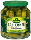 Schlemmertöpfchen eingelegte Gürkchen von Kühne für 2,39 € bei Kaufland im Angebot Schlemmertöpfchen eingelegte Gürkchen von Kühne im aktuellen Kaufland Prospekt