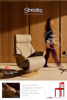 Aktueller XXXLutz Möbelhäuser Wolfsburg Prospekt XXXLutz Möbelhäuser Wolfsburg Prospekt "Stressless" mit 10 Seiten