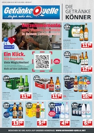 Getränke Quelle Weydringer Prospekt: "...einfach mehr drin", 4 Seiten, 02.02.2026 - 14.02.2026