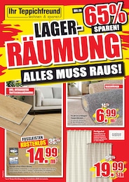 Aktueller Ihr Teppichfreund Katalog, gültig von 26.09.2026 bis 24.10.2026 Ihr Teppichfreund Prospekt "LAGERRÄUMUNG ALLES MUSS RAUS!", 16 seiten, 26.09.2026 - 24.10.2026
