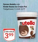 Aktuelle Nutella Angebote bei GLOBUS in Mannheim Aktuelles Nutella Ice Cream Pot Angebot bei GLOBUS in Mannheim ab 3,99 €